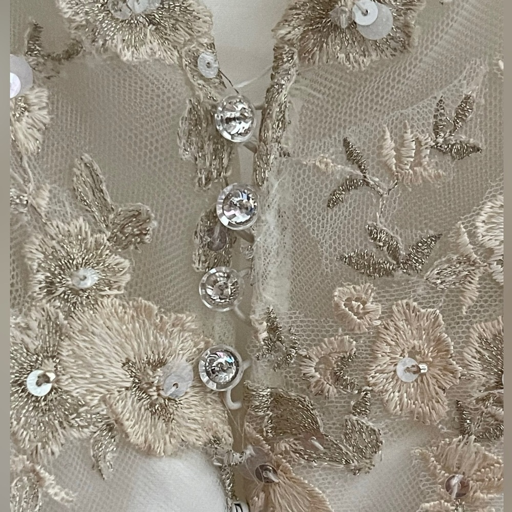 Maggie Sottero Camelia size 10 Wedding Dress Bridal - Picture 8 of 9